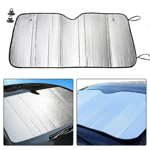 Car Windshield Foldable Sun Shade Visor Cover Block Reflector Portable Breathable Anti UV Protector Screen