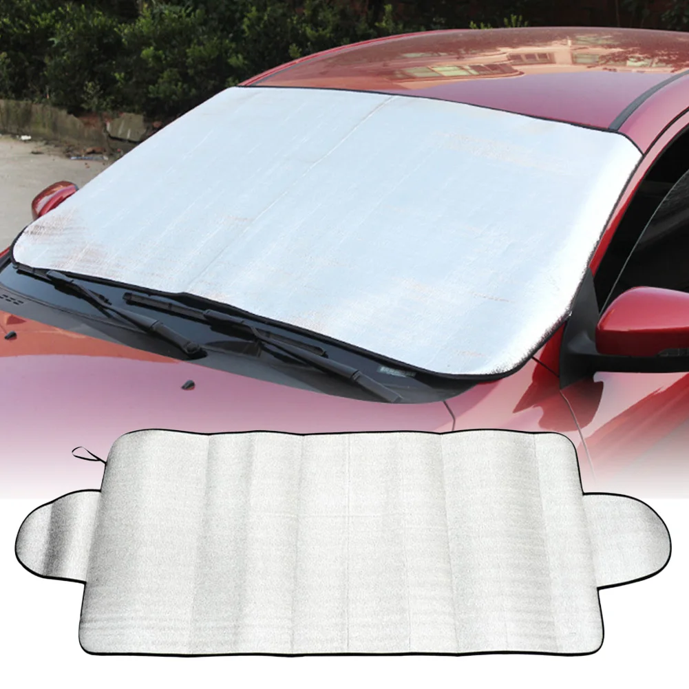 Car Windshield Foldable Sun Shade Visor Cover Block Reflector Portable Breathable Anti UV Protector Screen