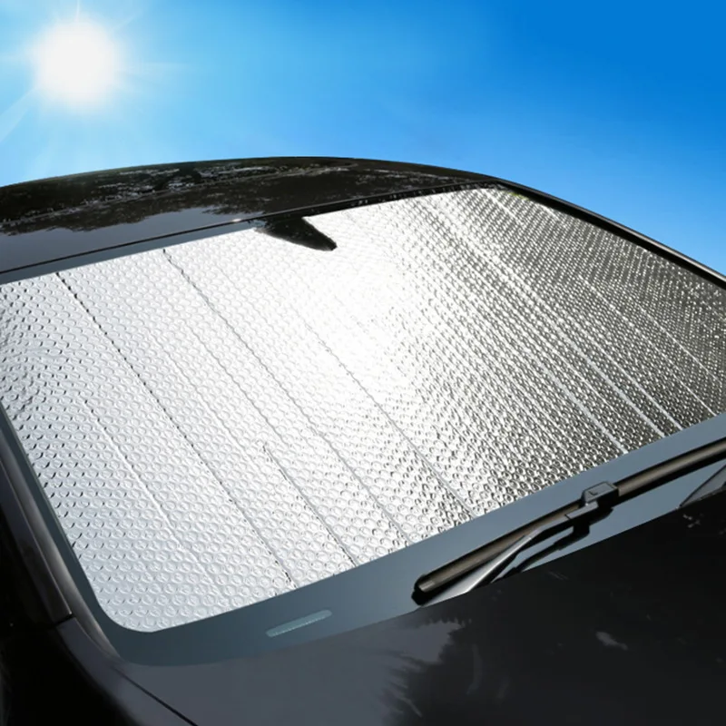 Car Sun Shades Cover Anti-UV Protection Car Window Sunshades Foldable Outdoor Windshield Sunshade Auto Exterior Accessories