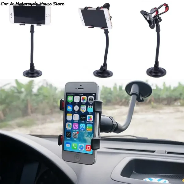 1PC Car Phone Holder Windshield Holder For Phone In Car Support Mobile Phone GPS Mount Desk Table Cell Mobile Phone Holder Stand