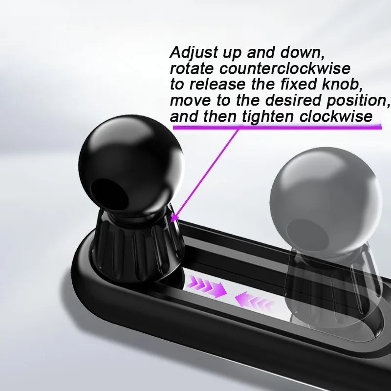 Rotating Adjustable Car Ball Head Phone Mount Universal Navigation Car Mount Extension Pole Adapter Accessory 17mm Ball Heads