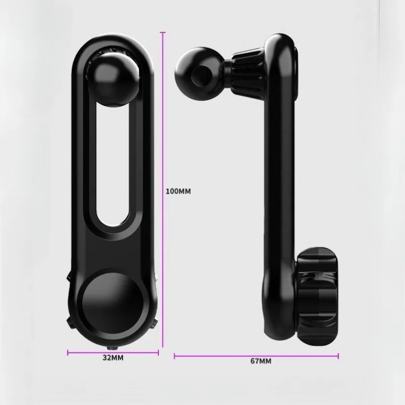 Rotating Adjustable Car Ball Head Phone Mount Universal Navigation Car Mount Extension Pole Adapter Accessory 17mm Ball Heads