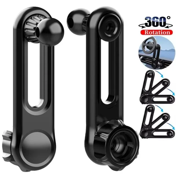 Rotating Adjustable Car Ball Head Phone Mount Universal Navigation Car Mount Extension Pole Adapter Accessory 17mm Ball Heads