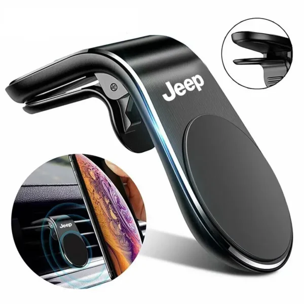 Magnetic Car Phone Holder Air Vent Phone Mount GPS Bracket For Jeep Renegade Compass Grand Cherokee Wrangler Patriot Accessories