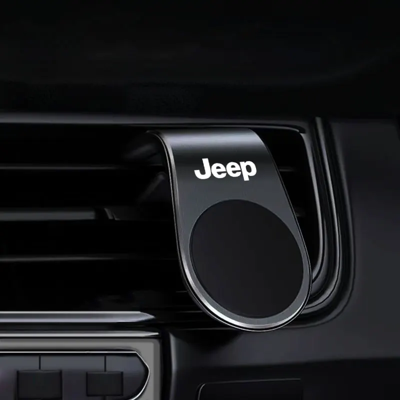 Magnetic Car Phone Holder Air Vent Phone Mount GPS Bracket For Jeep Renegade Compass Grand Cherokee Wrangler Patriot Accessories