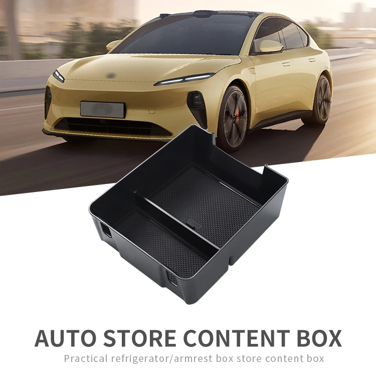 for NIO ET5 ET5T 2022-2025 Car Central Armrest Storage Box Center Console Tray Organizer Interior Tidying Accessories ABS