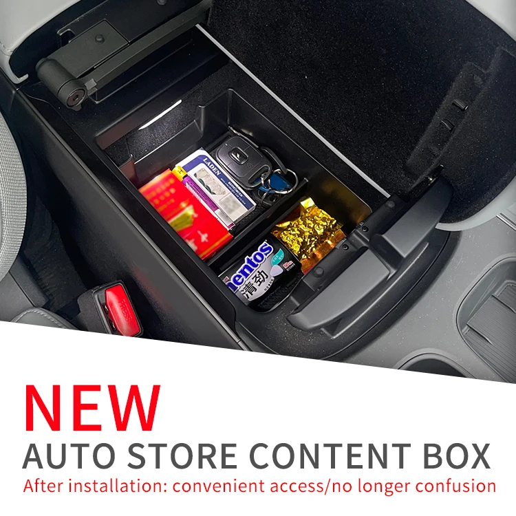 for NIO ET5 ET5T 2022-2025 Car Central Armrest Storage Box Center Console Tray Organizer Interior Tidying Accessories ABS