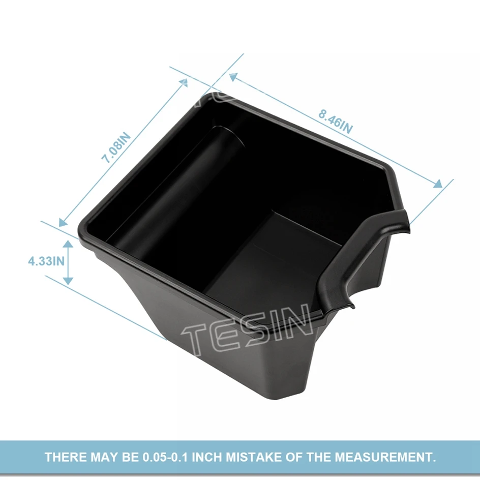 TESIN Stowing Tidying Car Rear Center Storage Box Organizer For Suzuki Jimny 2019 2020 2021 2022 2023 2024 Interior Accessories