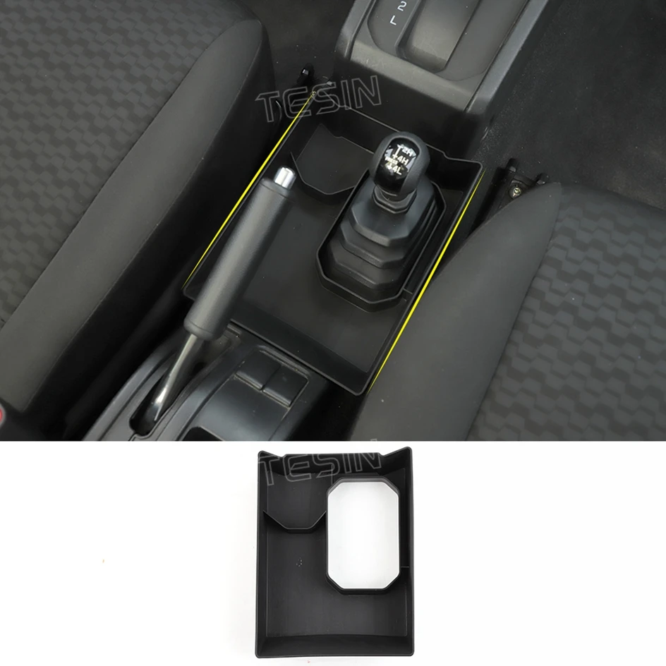 Car Gear Shift Storage Box Organizer Tray For Suzuki Jimny 2019 2020 2021 2022 2023 2024 Stowing Tidying Interior Accessories