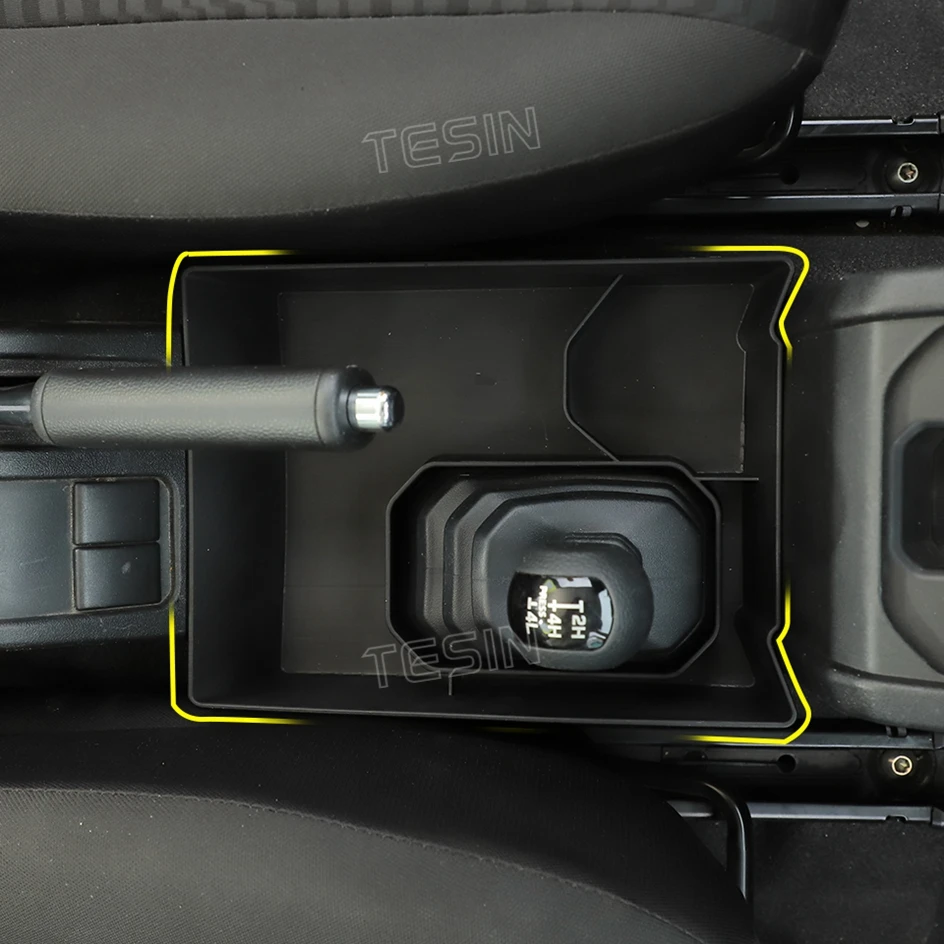 Car Gear Shift Storage Box Organizer Tray For Suzuki Jimny 2019 2020 2021 2022 2023 2024 Stowing Tidying Interior Accessories