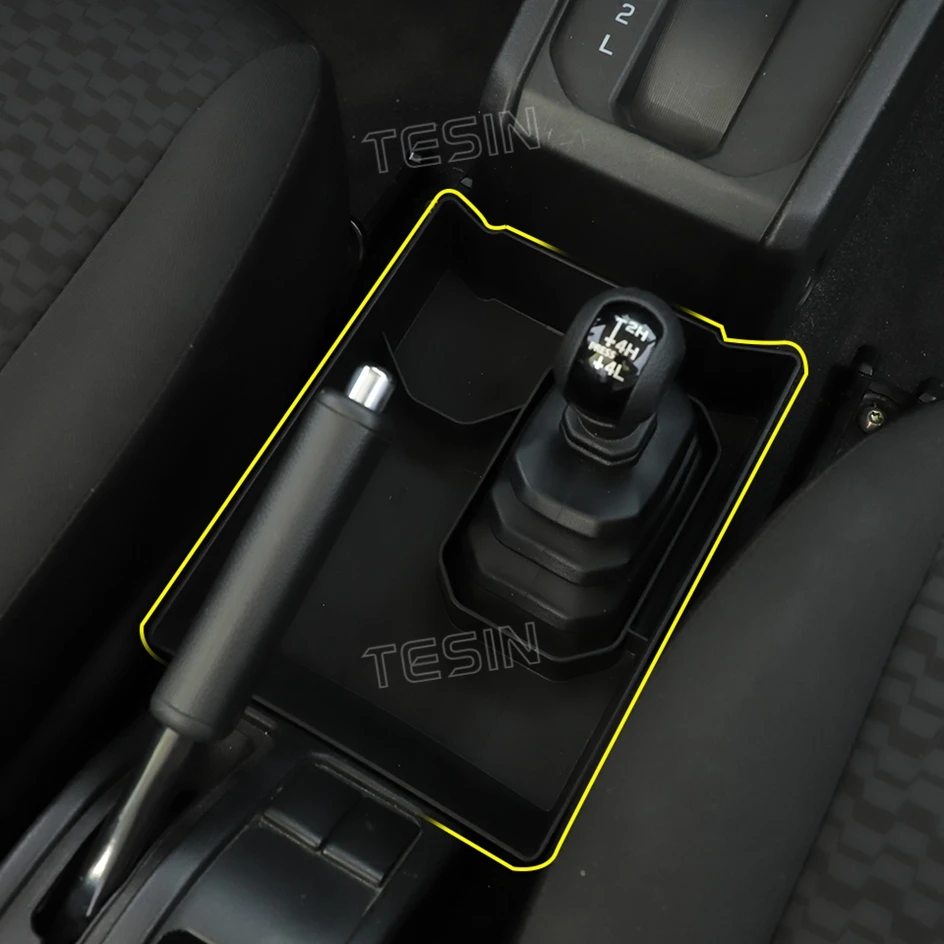 Car Gear Shift Storage Box Organizer Tray For Suzuki Jimny 2019 2020 2021 2022 2023 2024 Stowing Tidying Interior Accessories