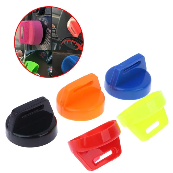 2pcs ATV Igntion Key Cover Keyswitch Rubber Compatible with Polaris Sportsman Scrambler Black Trail Boss for CanAm Outlander MAX