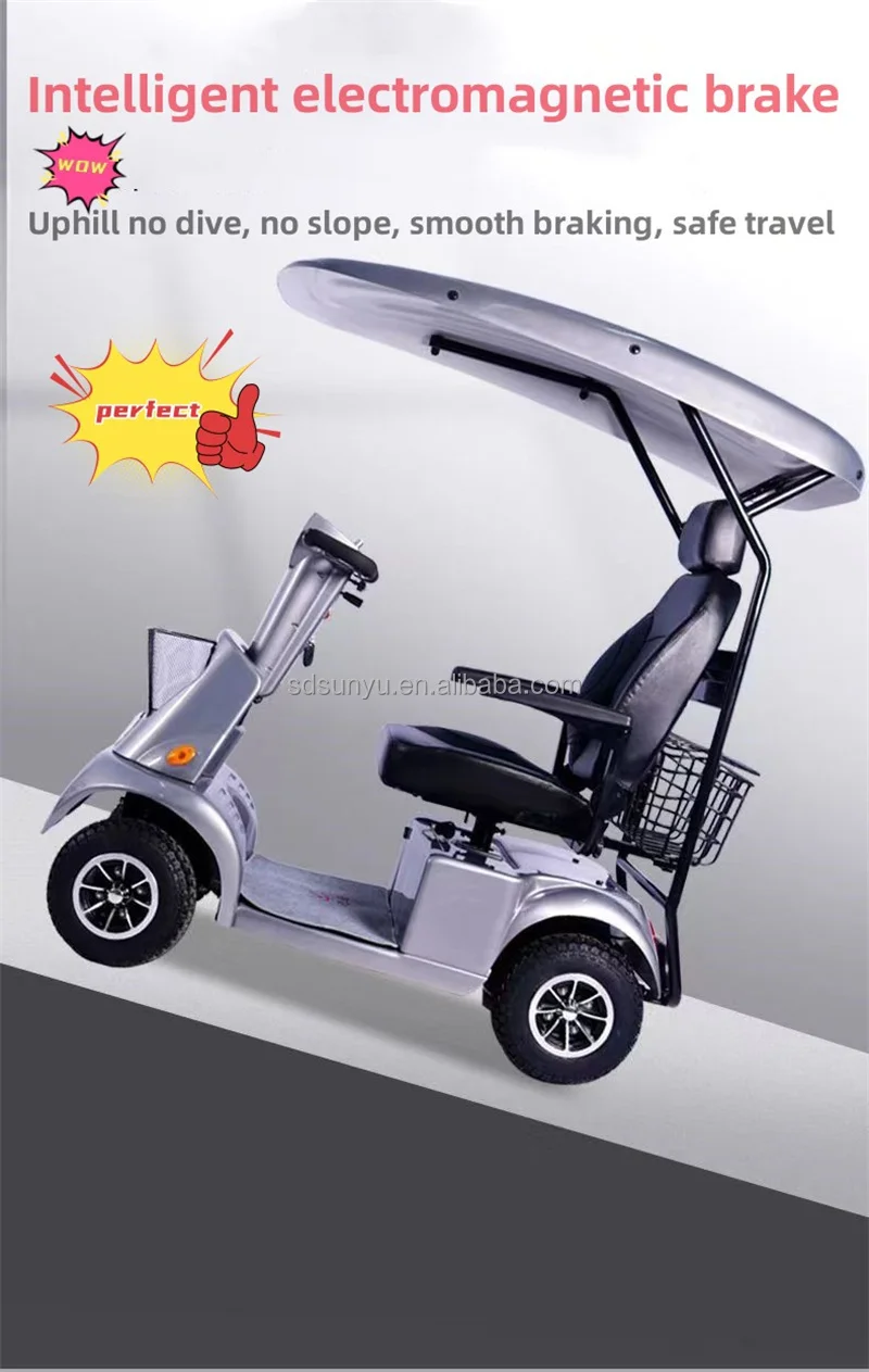 Four Wheel Electric Scooter Mini Bus Bike Distabled Car Golf With High Quality