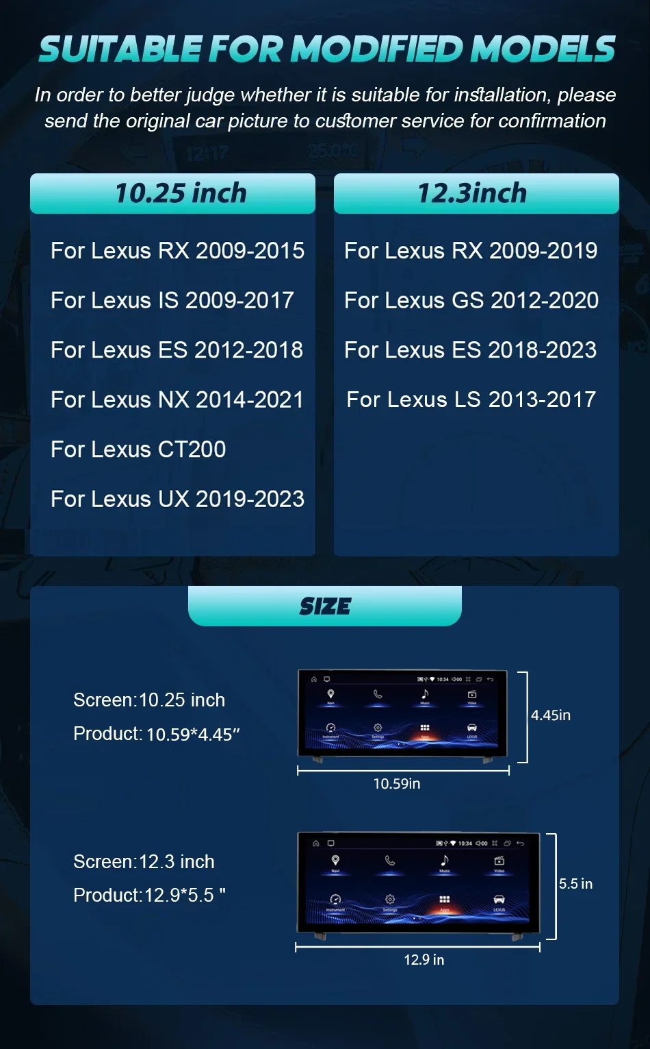 Android 14 Car Radio For Lexus IS RC 200 250 300 350 200t 300h 2013-2019 128GB Multimedia Video Player CarPlay Autoradio 4G