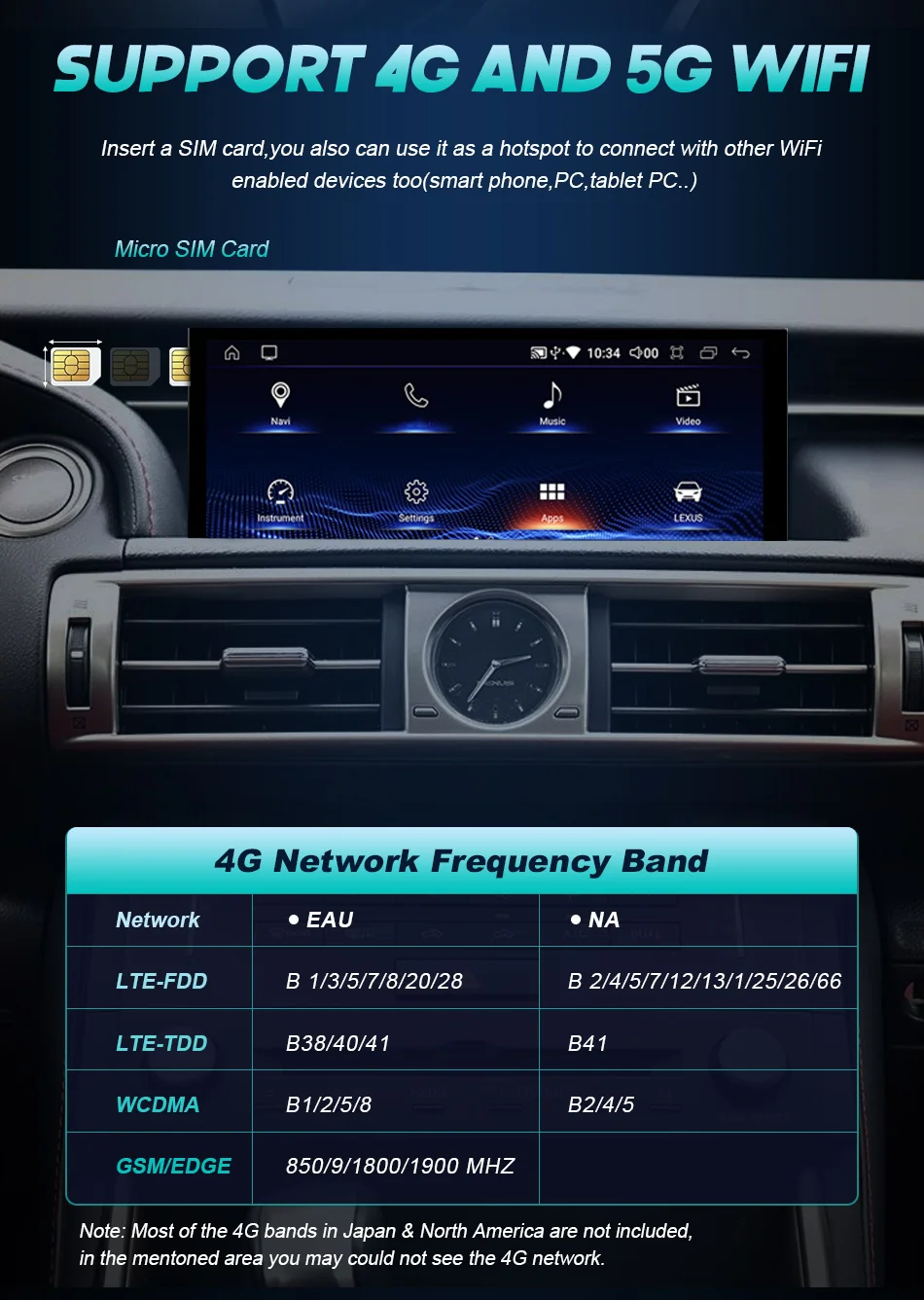 Android 14 Car Radio For Lexus IS RC 200 250 300 350 200t 300h 2013-2019 128GB Multimedia Video Player CarPlay Autoradio 4G