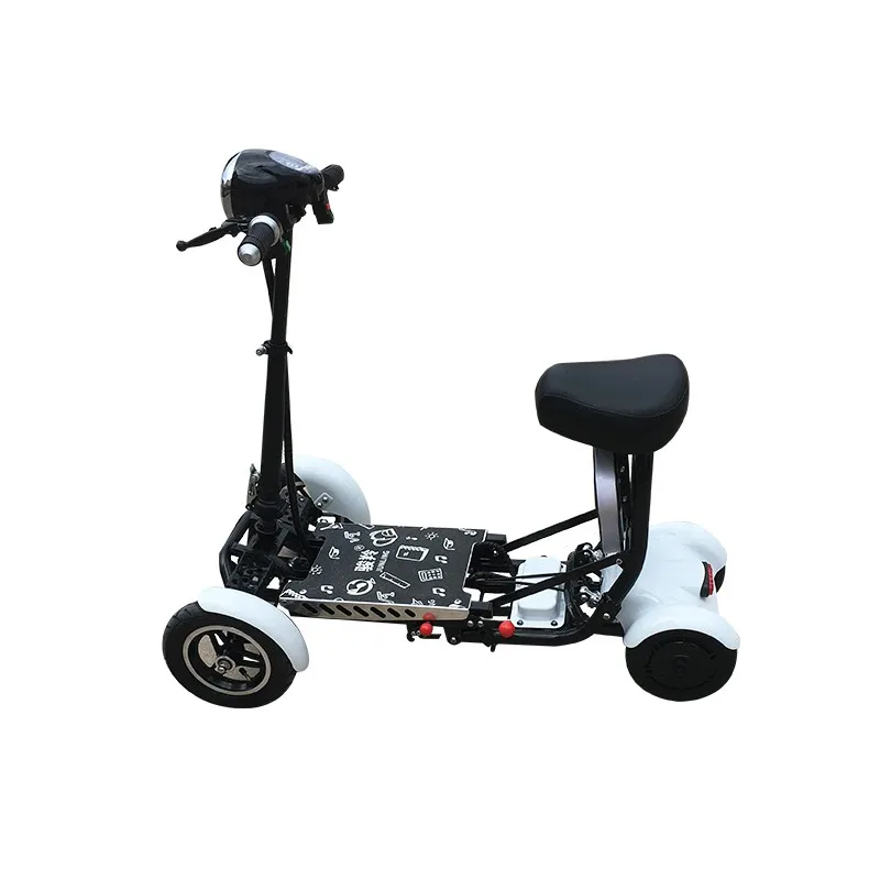 Rides Comfortably With Feel 4 Wheel Car For Sale Electric Scooters Foldable Mobility Scooters Electric 4 Wheel