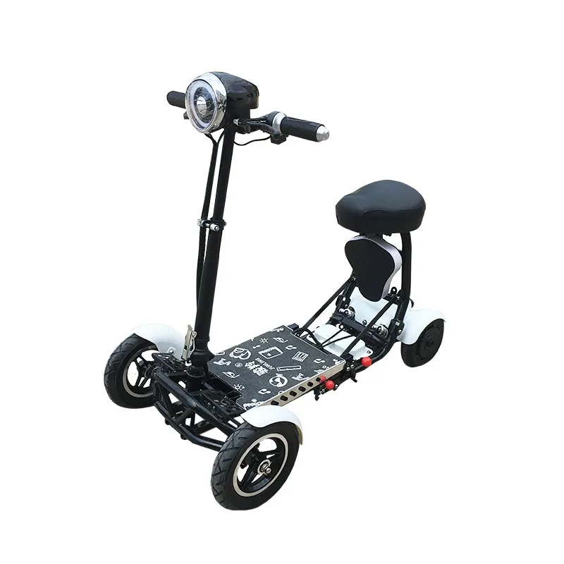 Rides Comfortably With Feel 4 Wheel Car For Sale Electric Scooters Foldable Mobility Scooters Electric 4 Wheel