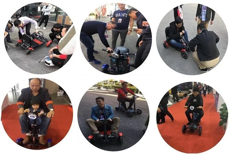 Rides Comfortably With Feel 4 Wheel Car For Sale Electric Scooters Foldable Mobility Scooters Electric 4 Wheel