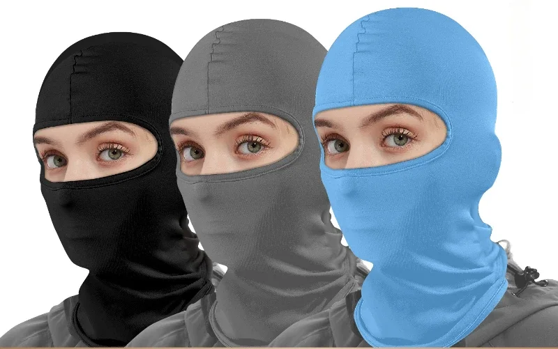 Balaclava Motorcycle Face Mask Moto Helmet Bandana Hood Ski Neck Full Face Mask Windproof Dustproof Face Shield Men's Biker Mask