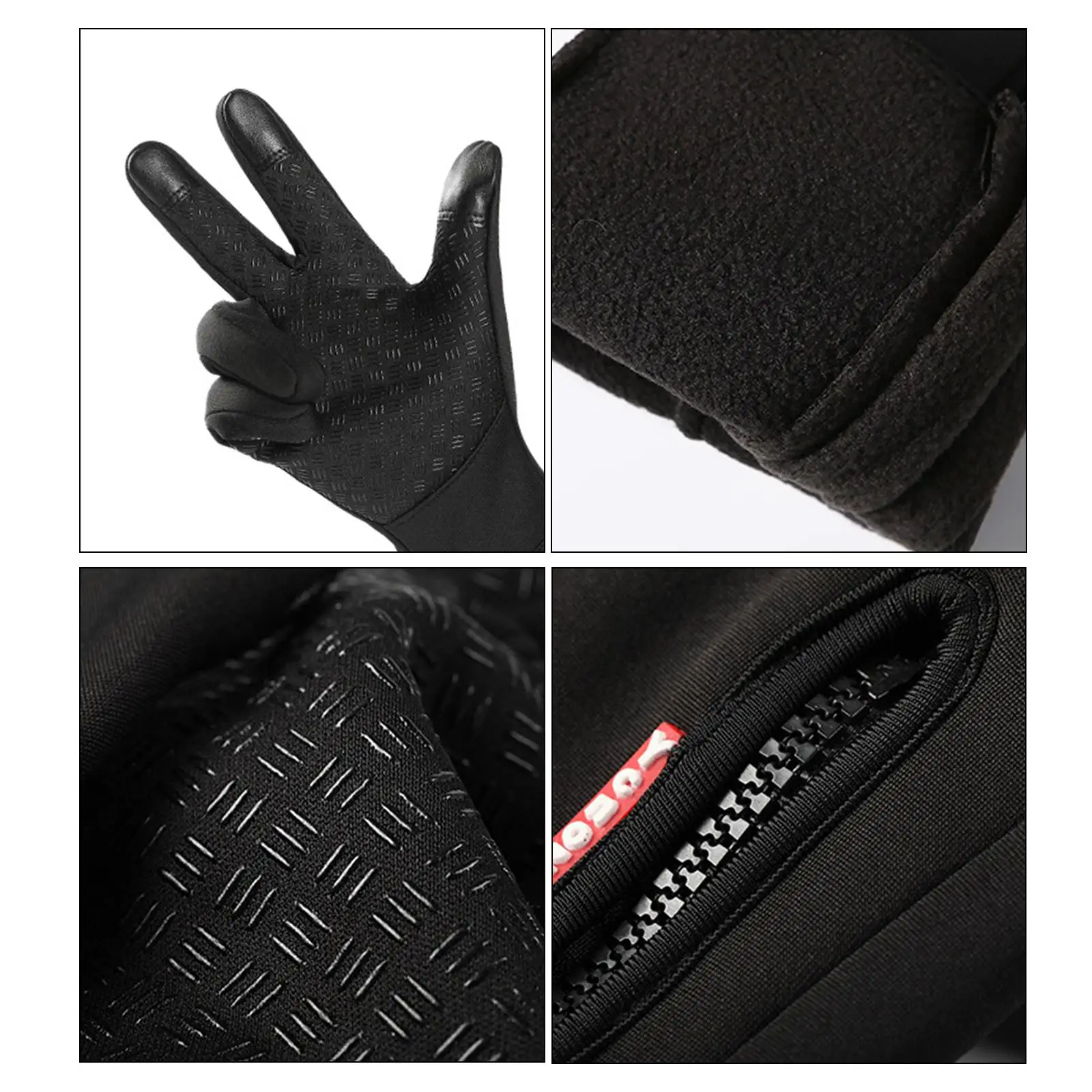 Winter Gloves for men Women Motorcycle Thermal Gloves Guantes Touchscreen Winter Cycling Gloves for Outdoor Bike Riding Gloves