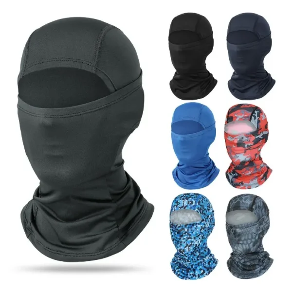 Motorcycling Hood for Men and Women Outdoor Riding Balaclava Hat Windproof and Sunscreen Sun Hat  Quick-drying Breathable Mask