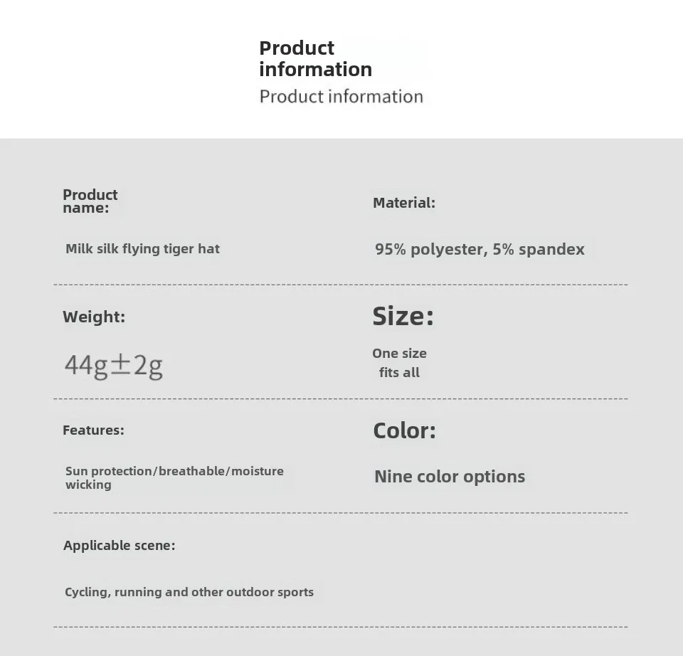 Motorcycling Hood for Men and Women Outdoor Riding Balaclava Hat Windproof and Sunscreen Sun Hat  Quick-drying Breathable Mask