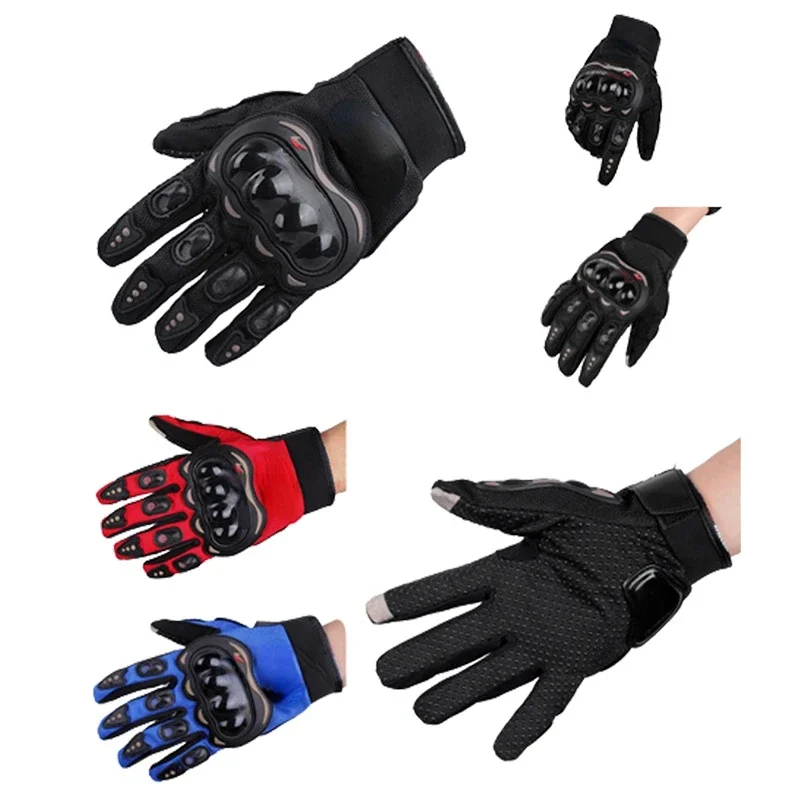 Breathable Protective Men's Motorcycle Gloves Outdoor Sports Finger Racing Gloves for Motorcycle Riding Hard Shell Gloves