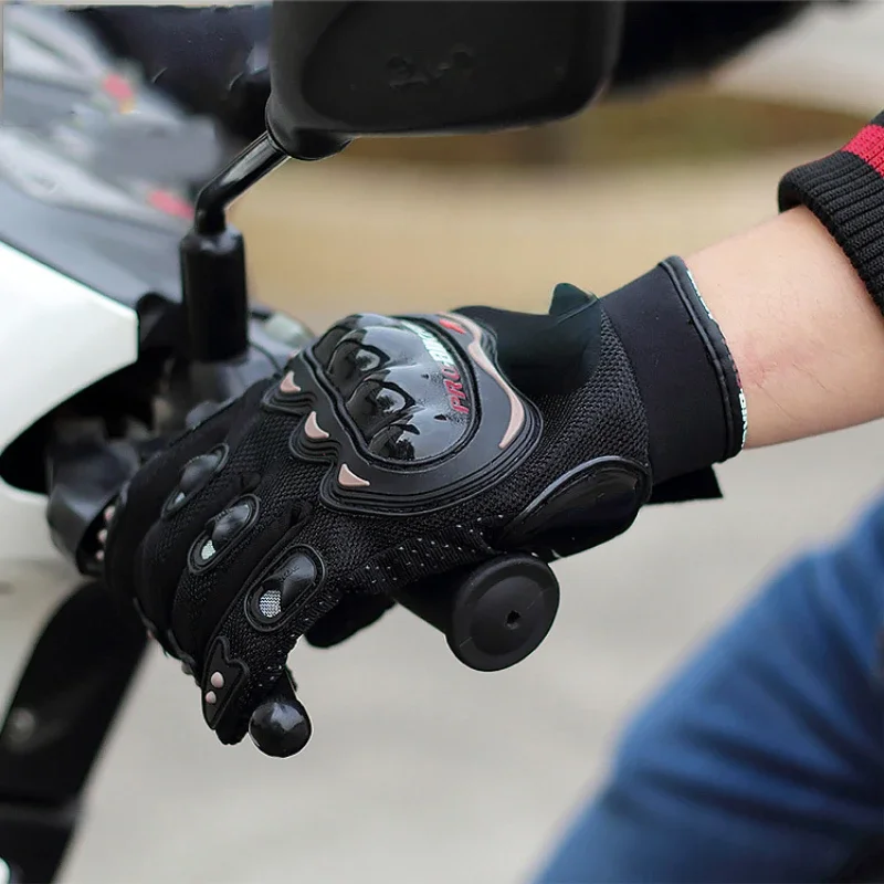 Breathable Protective Men's Motorcycle Gloves Outdoor Sports Finger Racing Gloves for Motorcycle Riding Hard Shell Gloves
