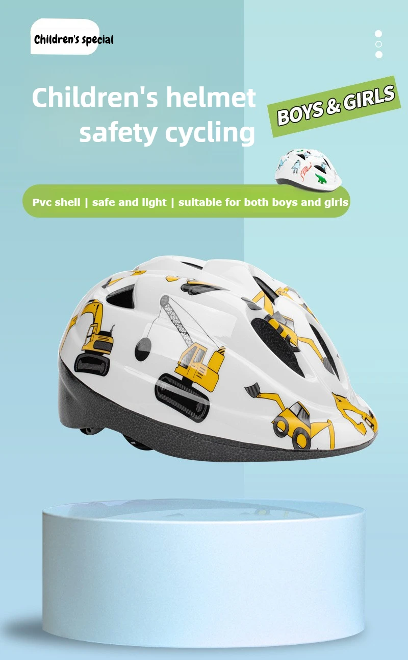 Ultralight Kids Bike Helmet Adjustable for 3-8 Years Boys Girls Multi Sport Safety Cycling Skateboard with EPS Foam Protection