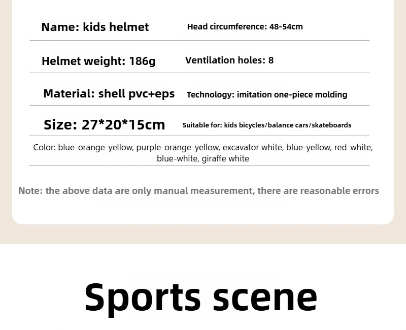 Ultralight Kids Bike Helmet Adjustable for 3-8 Years Boys Girls Multi Sport Safety Cycling Skateboard with EPS Foam Protection