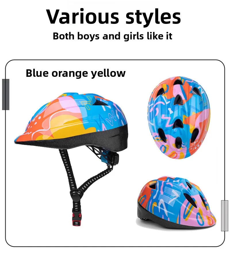 Ultralight Kids Bike Helmet Adjustable for 3-8 Years Boys Girls Multi Sport Safety Cycling Skateboard with EPS Foam Protection