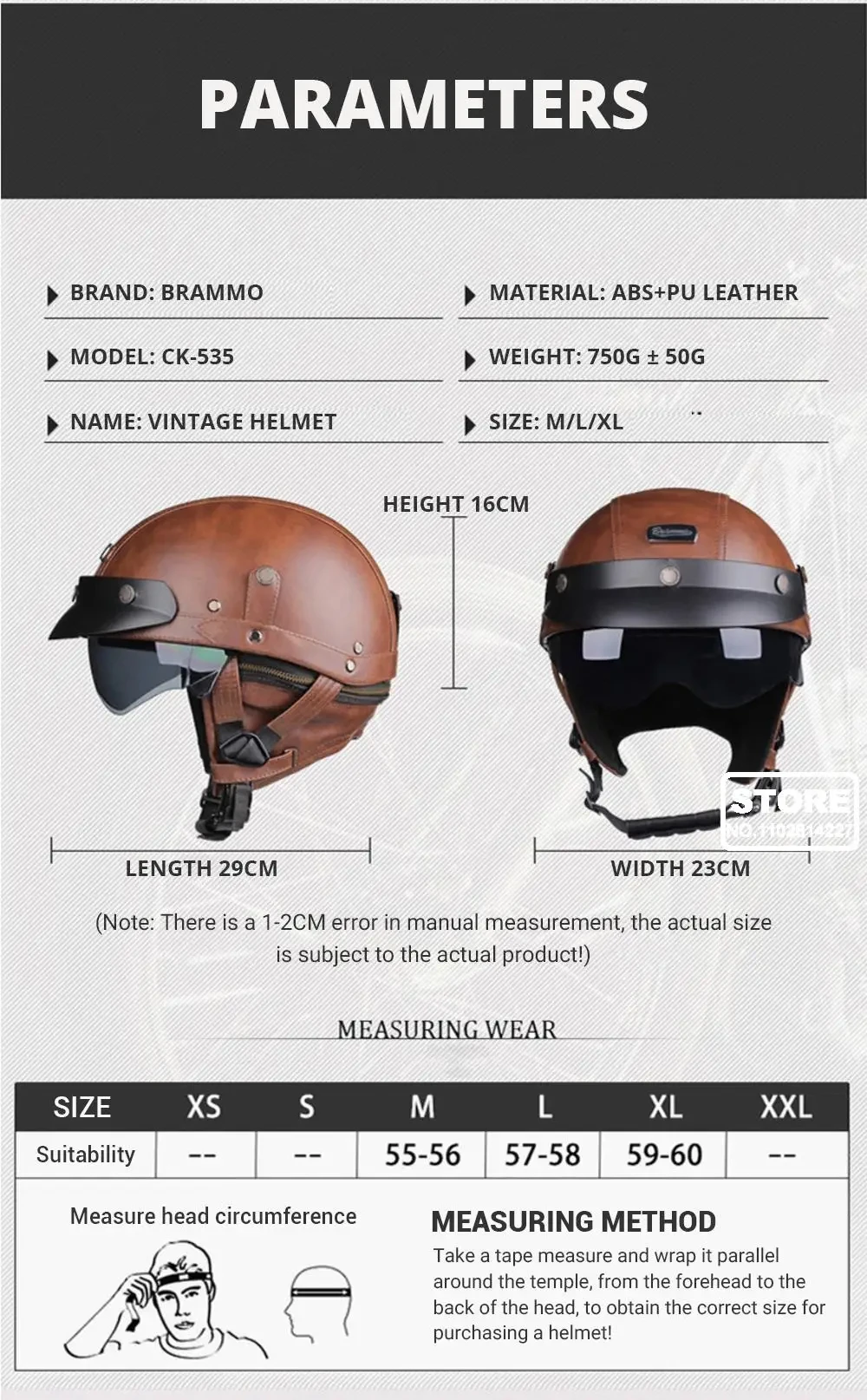 Vintage Motorcycle Helmet Open Face Helmet Half Helmet Motorcycle Germany Face Safety Helmet Retro Scooter Half Helmet