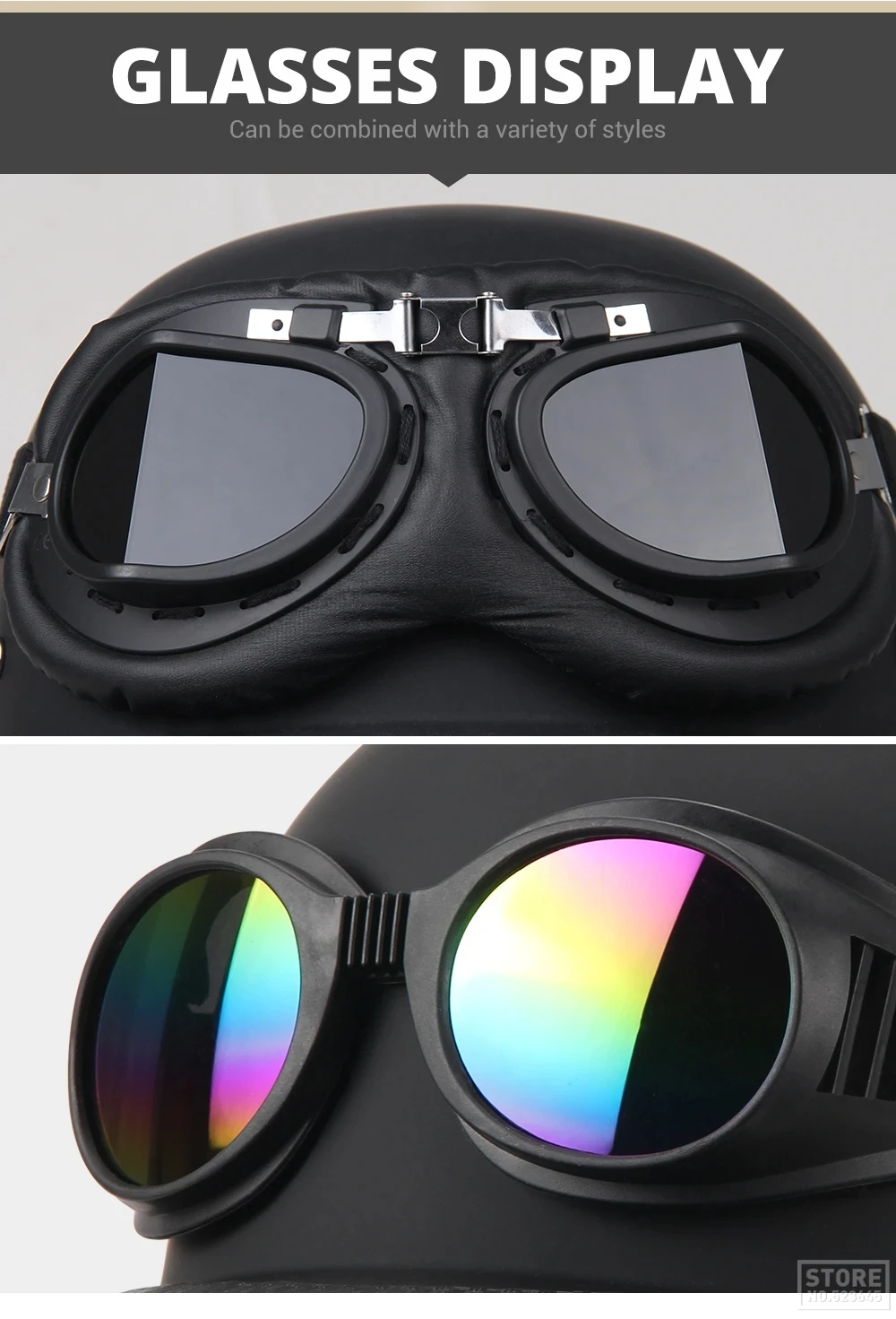 Vintage Motorcycle Helmet Open Face Helmet Half Helmet Motorcycle Germany Face Safety Helmet Retro Scooter Half Helmet