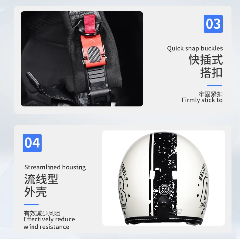 2025 couple retro 3/4 motorcycle helmet cascos para motos small helmet body personalized semi covered helmet casco moto