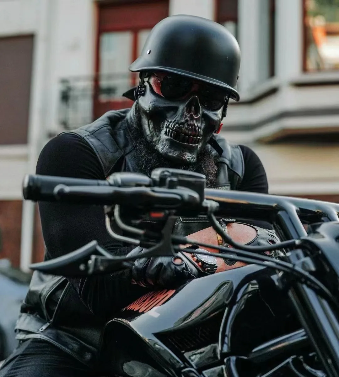 17 Classic Retro Half Helmets for Motorcycle Open Face Helmet Beanie Cruising Skull Cap Small for Motorbike Scooter Chopper