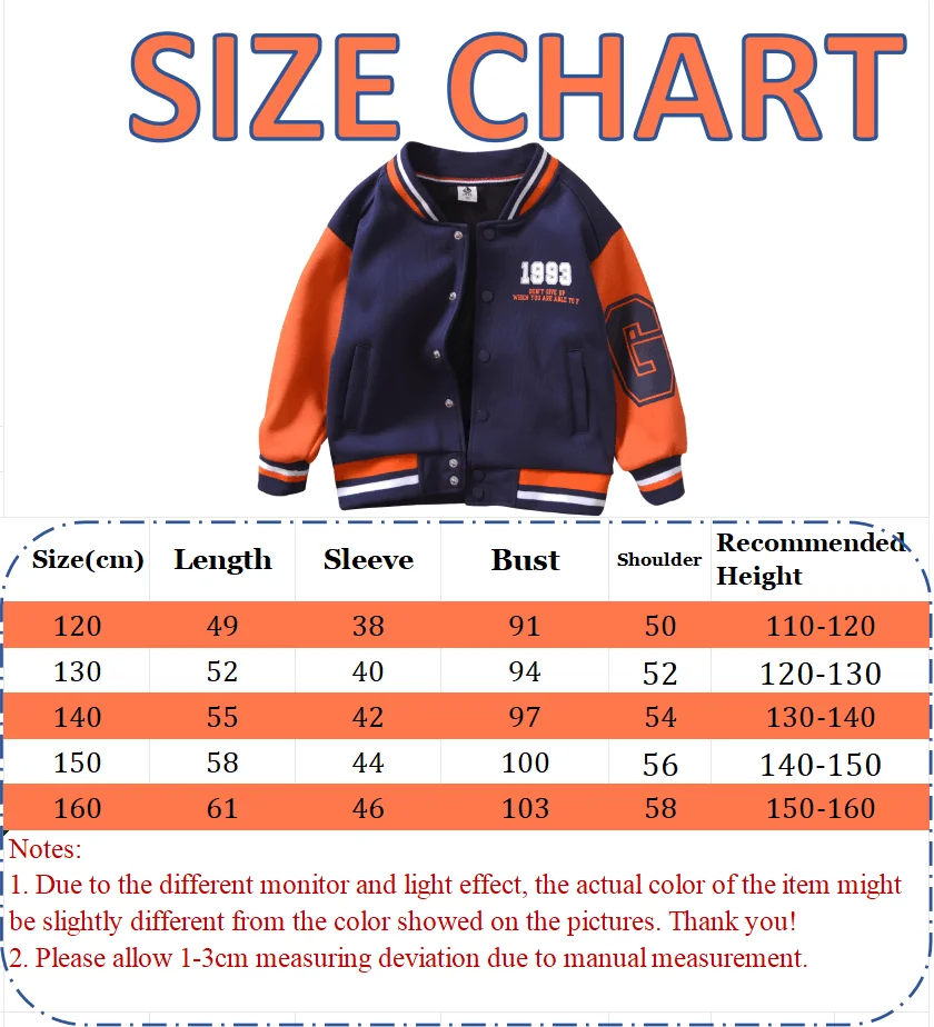 2024 New Children's Baseball Jacket Boy Bomber Jacket Spring And Autumn Cool Boy Coat Kids Letter Print Outerwear 3-14Y