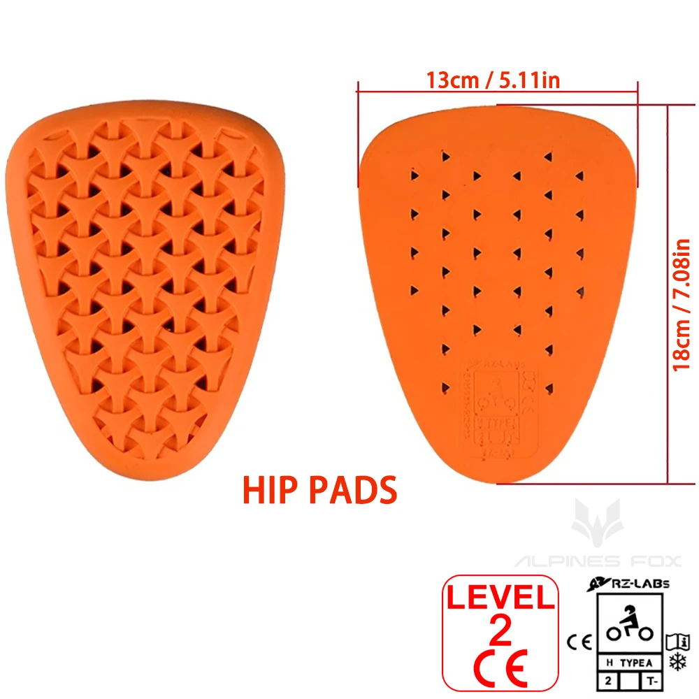 New VEMAR Motorcycle Pants Insert Protective Gear Moto Knee Protector and Hip Pads Motocross Equipment Level 2 CE Certification