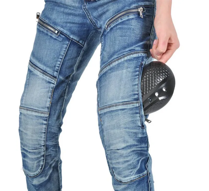 Motorcycle jeans Womens pantshigh elastic motorcycle riding rider pants Racing pants with protective