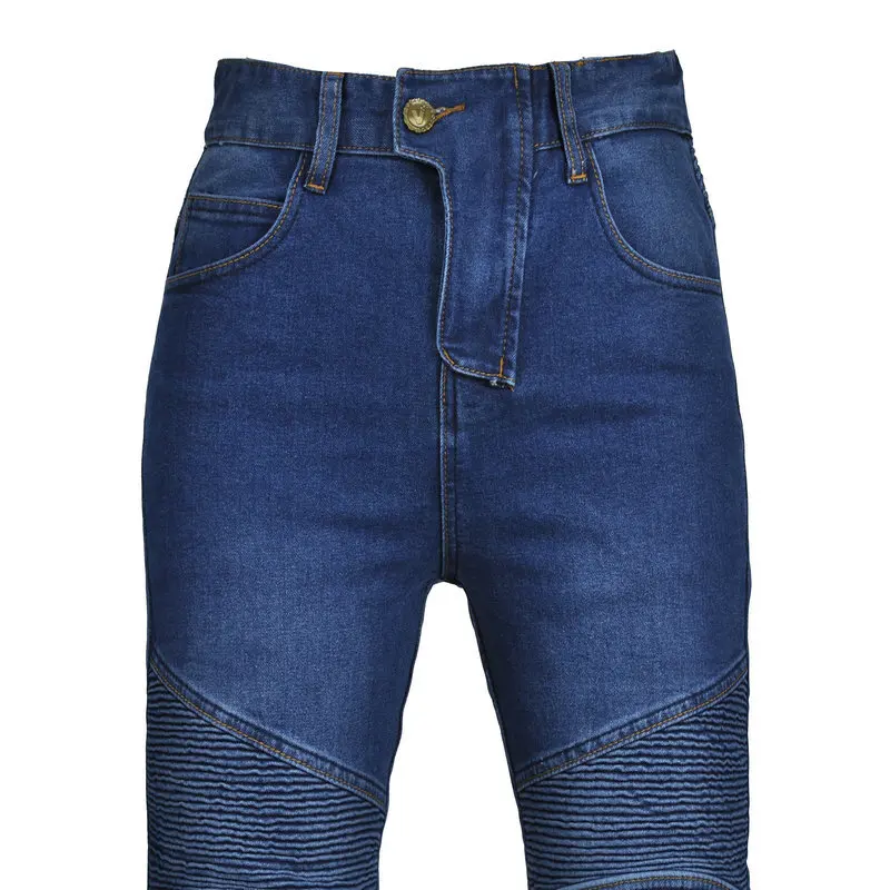2024 New Motorcycle Jeans Women Upgrade Silicone Protector Detachable Casual Fashion Racing Road Rider Four Seasons Moto Pants
