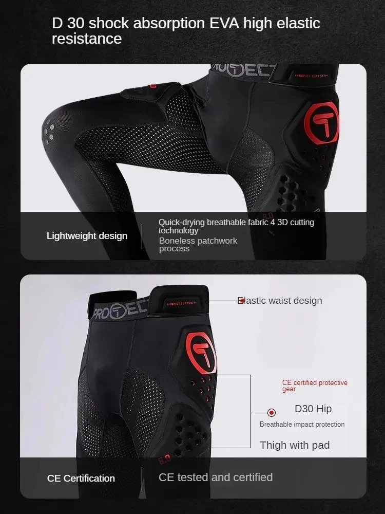 T brand motorcycle cycling pants locomotive racing pants off-road motorcycle hip protection anti-drop pants Lindau track outdoor