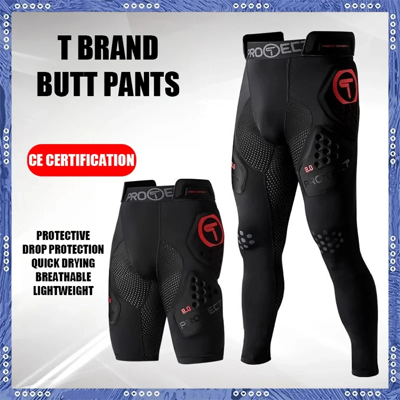 T brand motorcycle cycling pants locomotive racing pants off-road motorcycle hip protection anti-drop pants Lindau track outdoor