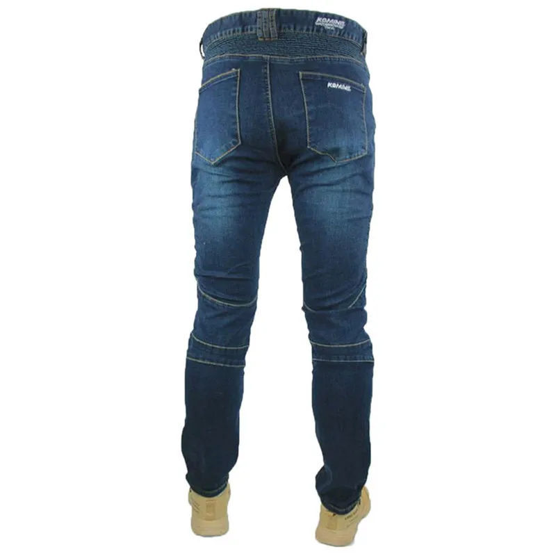 Brand New 4 Season Motorcycle Leisure Motocross Pants Outdoor Riding Jeans With Obscure Protective Equipment Knee Gear Hip Pads