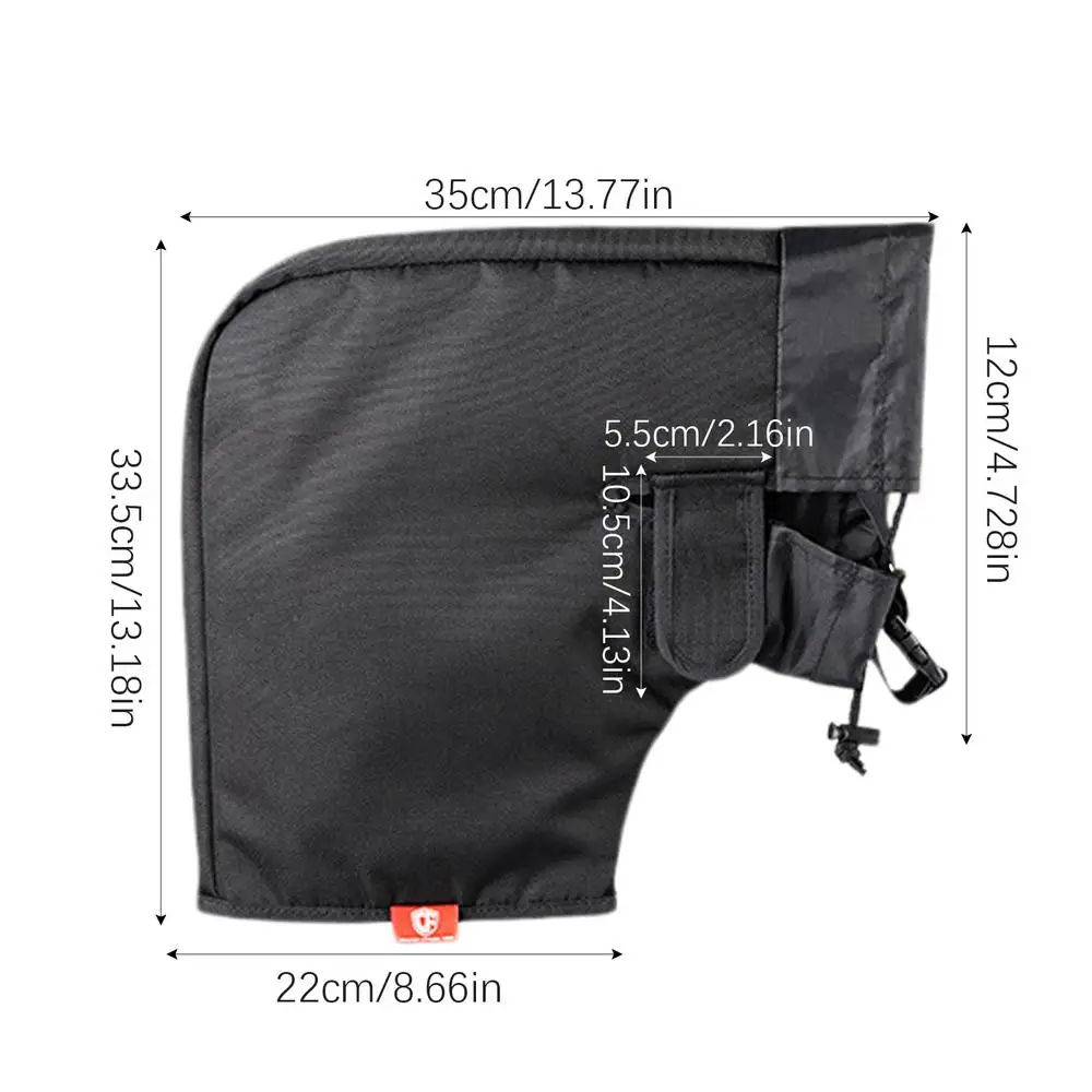 Snowmobile Handlebar Muffs Warm Snowmobile Handle Grip Gauntlets Gloves Motorcycle Gear Hand Warmer Thickened Mittens Coldproof