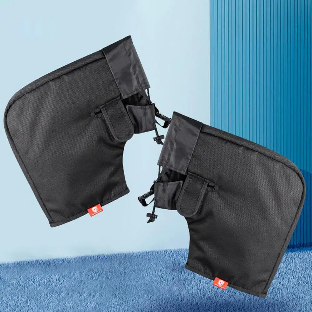 Snowmobile Handlebar Muffs Warm Snowmobile Handle Grip Gauntlets Gloves Motorcycle Gear Hand Warmer Thickened Mittens Coldproof