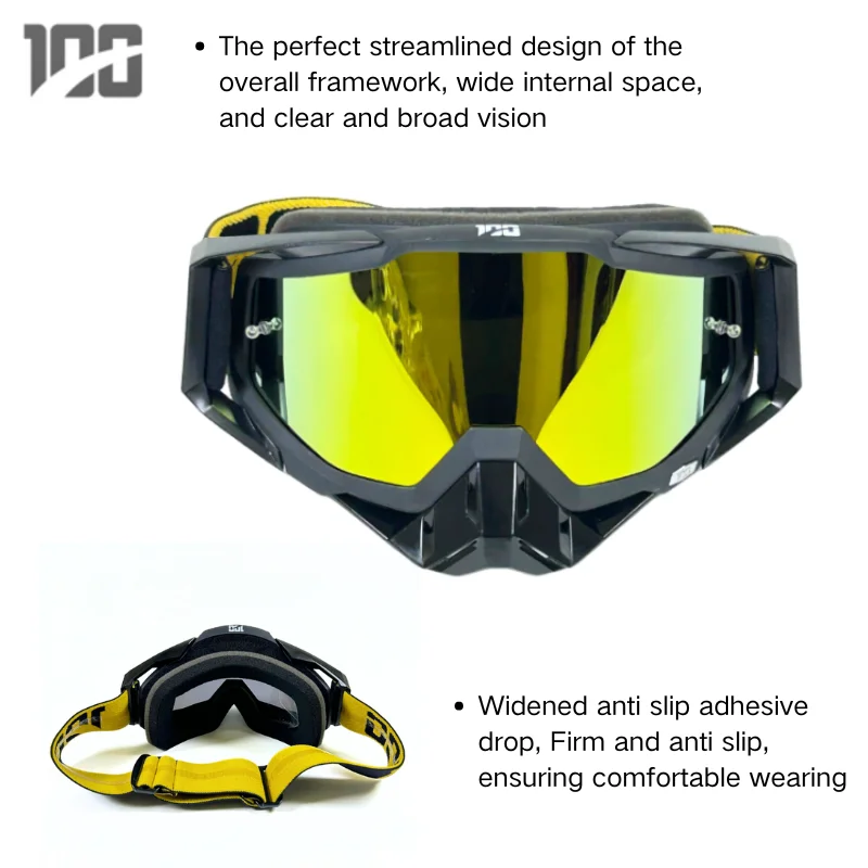 Motocross Goggles Men Women Dirt Bike Motorcycle Glasses Windproof MX Cycling Sunglass Ski Goggles Moto Training Equipment
