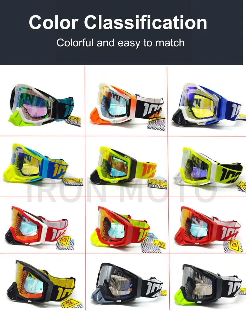 Motocross Goggles Men Women Dirt Bike Motorcycle Glasses Windproof MX Cycling Sunglass Ski Goggles Moto Training Equipment