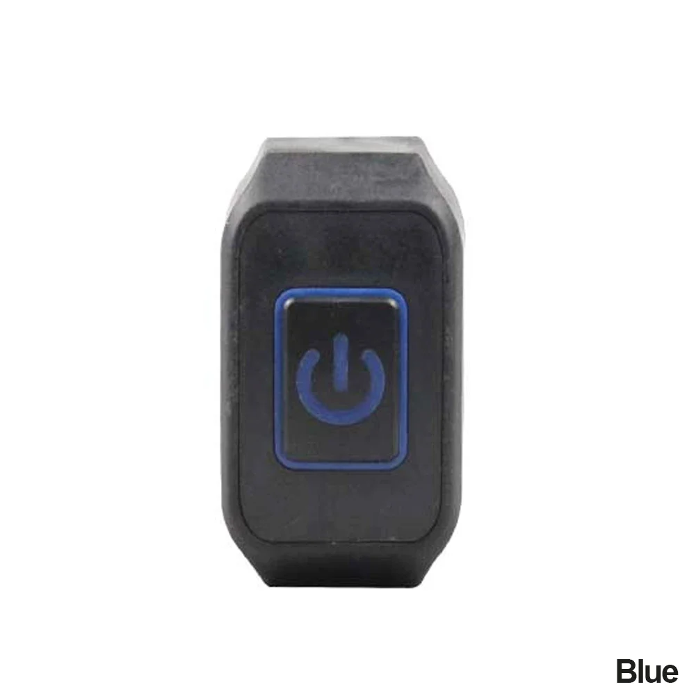 22mm Motorcycle Switch Button Handlebar Mount Waterproof Modified Switch Headlight Horn Control ON/OFF with LED Display Lamp