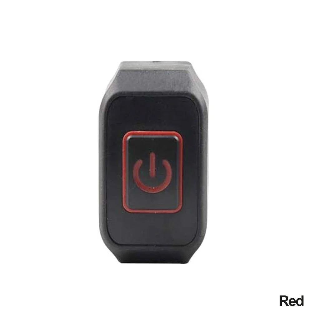 22mm Motorcycle Switch Button Handlebar Mount Waterproof Modified Switch Headlight Horn Control ON/OFF with LED Display Lamp