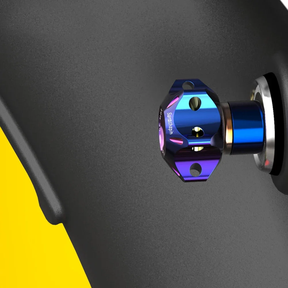 1PC Aluminum Alloy Universal CNC Car Motorcycle Key Head Titanium Burn Hexagon Key Bit Tip Auto Decoration Accessories