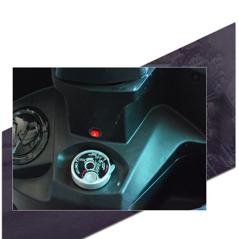 Motorcycle Double Flash Switch Hazard Light Switch Button Flash Warning Scooter Electric Vehicle Modified Emergency Signal Lamp